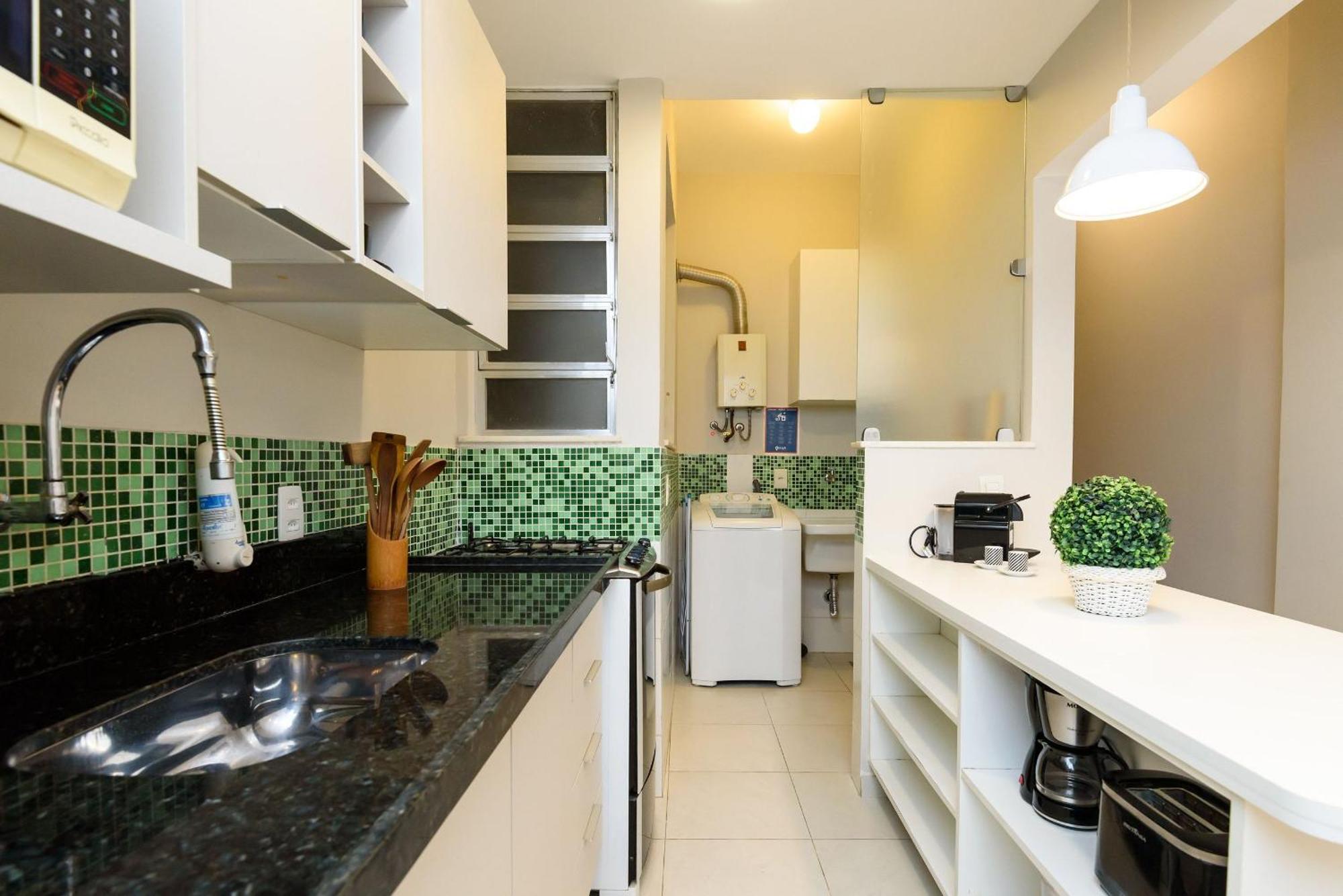 Apartamento Moderno Em Copacabana | Sl 363/109 ริโอเดจาเนโร ภายนอก รูปภาพ